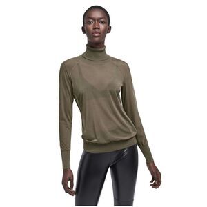 NWT Wolford Tony Pullover Turtleneck Top L